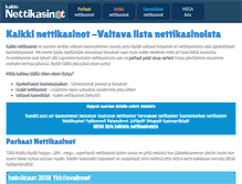 Tablet Screenshot of kaikki-nettikasinot.com